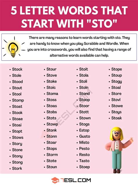 5 letter word starts with sto|List of 5 letter words that start with STO